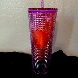 Starbucks discontinued Purple & Pink Ombre Studded Tumbler like new